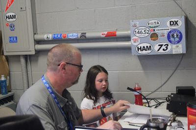 (New information underlined)
Monday Claimed Score: 7,384 pts
Tuesday Claimed Score: 63,308
Wednesday Claimed Score: 123,522
Current Claimed Score: 192,192

Monday Total Contacts: 104
Tuesday Total Contacts: 323
Wednesday Total Contacts: 519
Current Total Contacts: 704

Monday Total Time on-air: 2 hrs, 8 min
Tuesday Total Time on-air: 7hrs, 36 min
Wednesday Total Time on-air: 12hrs, 58 min
Current Total Time on-air: 18hrs, 22 min

States / Canadian Provinces Contacted: (Mon: 32 / Tues: 40 / Wed: 44 / Thursday: 46)
(Long story short: we need Alaska, Hawaii, Nevada, and South Dakota to have a 50-state sweep for this week)
Alabama, Arkansas, Arizona, California, Colorado, Connecticut, Delaware, Florida, Georgia, Idaho, Illinois, Indiana, Iowa, Kansas, Kentucky, Louisiana, Maine, Maryland, Massachusetts, Michigan, Minnesota, Mississippi, Missouri, Montana, Nebraska, New Hampshire, New Jersey, New Mexico, New York, North Carolina, North Dakota, Ohio, Oklahoma, Oregon, Pennsylvania, Rhode Island, South Carolina, Tennessee, Texas, Utah, Vermont, Virginia, Washington, West Virginia, Wisconsin, Wyoming

Canadian Provinces: 
Manitoba
Ontario
Nova Scotia
Quebec

Foreign Countries / Territories: British Virgin Islands, Canada (15X), Canary Islands (Off the African Coast) (2x), Denmark, England (2x), France (2x), Germany (3X), Haiti, Italy (2x), Madeira Islands (Off the African Coast), Mexico, Puerto Rico (8X), South Africa, Spain (3X), Sweden, Venezuela

Total tax-free miles travelled to foreign countries and Canadian Territories: 119,037
(Monday: 11,367 / Tuesday 53,355 / Wednesday:86,331)

Schools:(33) including several elementary schools, Ida Brown Jewish Academy in Illinois, Cornell University (NY), Dixie Heights HS (KY), Houston Christian University (TX), Lampassas Middle School (TX), Michigan State University (MI), Rice University (TX), University of Arkansas (AR), University of Michigan (MI), University of Wisconsin (WI), Youngstown State University (OH)

Clubs: (8) including Ham Radio Outlet in Colorado, FBI in Virginia, a club operating out of a middle school in New Jersey, and Disney World's employee ran club station out of Florida. 

Piglet (Young Ham) Contacts:
Addi: 64 (first time ever!!)
Aulbri: 50 (first timer)
Brianna: 11
Emilee: 103 (first-timer)
Griffin: 101
Halen: 22 
Jacob: 96
Leland: 27 (first timer)
Lilian: 74 (first timer)
Nerf (Jakob J): 47
Syrenna: 64 (first time ever!!)

Updates:
188 contacts Thursday
We are 9 contacts from 713, our former school record - Lord willing, our students will set some records today.
We have some absolutely great students at LMS.
Thanks so much to our teachers for their flexibility this week!
We will be back on the air today from 12 pm to 5:00 pm. 
