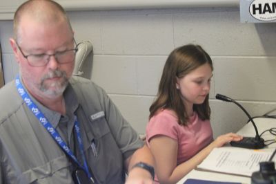 (New information underlined)
Monday Claimed Score: 7,384 pts
Tuesday Claimed Score: 63,308
Wednesday Claimed Score: 123,522
Current Claimed Score: 192,192

Monday Total Contacts: 104
Tuesday Total Contacts: 323
Wednesday Total Contacts: 519
Current Total Contacts: 704

Monday Total Time on-air: 2 hrs, 8 min
Tuesday Total Time on-air: 7hrs, 36 min
Wednesday Total Time on-air: 12hrs, 58 min
Current Total Time on-air: 18hrs, 22 min

States / Canadian Provinces Contacted: (Mon: 32 / Tues: 40 / Wed: 44 / Thursday: 46)
(Long story short: we need Alaska, Hawaii, Nevada, and South Dakota to have a 50-state sweep for this week)
Alabama, Arkansas, Arizona, California, Colorado, Connecticut, Delaware, Florida, Georgia, Idaho, Illinois, Indiana, Iowa, Kansas, Kentucky, Louisiana, Maine, Maryland, Massachusetts, Michigan, Minnesota, Mississippi, Missouri, Montana, Nebraska, New Hampshire, New Jersey, New Mexico, New York, North Carolina, North Dakota, Ohio, Oklahoma, Oregon, Pennsylvania, Rhode Island, South Carolina, Tennessee, Texas, Utah, Vermont, Virginia, Washington, West Virginia, Wisconsin, Wyoming

Canadian Provinces: 
Manitoba
Ontario
Nova Scotia
Quebec

Foreign Countries / Territories: British Virgin Islands, Canada (15X), Canary Islands (Off the African Coast) (2x), Denmark, England (2x), France (2x), Germany (3X), Haiti, Italy (2x), Madeira Islands (Off the African Coast), Mexico, Puerto Rico (8X), South Africa, Spain (3X), Sweden, Venezuela

Total tax-free miles travelled to foreign countries and Canadian Territories: 119,037
(Monday: 11,367 / Tuesday 53,355 / Wednesday:86,331)

Schools:(33) including several elementary schools, Ida Brown Jewish Academy in Illinois, Cornell University (NY), Dixie Heights HS (KY), Houston Christian University (TX), Lampassas Middle School (TX), Michigan State University (MI), Rice University (TX), University of Arkansas (AR), University of Michigan (MI), University of Wisconsin (WI), Youngstown State University (OH)

Clubs: (8) including Ham Radio Outlet in Colorado, FBI in Virginia, a club operating out of a middle school in New Jersey, and Disney World's employee ran club station out of Florida. 

Piglet (Young Ham) Contacts:
Addi: 64 (first time ever!!)
Aulbri: 50 (first timer)
Brianna: 11
Emilee: 103 (first-timer)
Griffin: 101
Halen: 22 
Jacob: 96
Leland: 27 (first timer)
Lilian: 74 (first timer)
Nerf (Jakob J): 47
Syrenna: 64 (first time ever!!)

Updates:
188 contacts Thursday
We are 9 contacts from 713, our former school record - Lord willing, our students will set some records today.
We have some absolutely great students at LMS.
Thanks so much to our teachers for their flexibility this week!
We will be back on the air today from 12 pm to 5:00 pm. 
