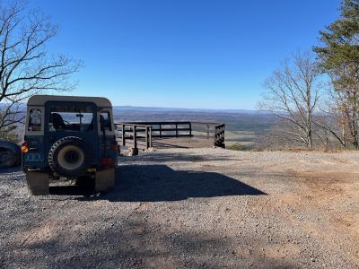 We activated Johns Mountain WMA US-3758 Thursday afternoon and the sun was out. However the wind was howling and the temperature was dropping fast. Setting up antennas got everyone chilled then it got worse.

We had an old friend Dean Harris KK4BE join us for the activation and he set up outside on a table. John KB4QXI and Allen KN4FKS set up inside their vehicles to escape the wind. Dean quickly realized sitting outside was just too cold. While he was moving into his truck cab the wind blew over his folding chair.

John KB4QXI operated on 20 meters SSB using his Hamstick on top of his car. He made 105 contacts with 11 Park to Park contacts and 4 Canadian DX contacts. Dean KK4EB used his end fed sloper and made 22 contacts on 10 meters. two were P2P and 4 DX to Germany, Brazil, Argentina, and Wales. Allen KN4FKS used his vertical with the single long counterpoise to make 31 contacts on 15 meter SSB with 3 P2P and 6 DX contacts to Mexico, Puerto Rico, Alaska, and 3 Canadians. 

It was a fun day but challenging due to the weather but we POTA'd on!
