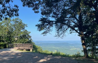 We activated Johns Mountain WMA US-3758 on Wednesday July 9 2025 from the overlook site. It was hot but there was as usual a breeze to make it barrable.

Allen KN4FKS set his usual end fed wire antenna and worked 40 meters SSB. He had 77 contacts with 6 park to park contacts and just 1 Canadian contact. John KB4QXI had 59 contacts with 18 P2P's on 20 meters SSB using his rooftop ham stick. Danny AG4DW set his 'POTA Performer' vertical  and worked 17 meters with 8 SSB contacts and 62 FT8 contacts. He had several DX contacts 1 to Spain, 2 to the Dominican Republic and 4 to Canada. 

The handy thing about operating from the overlook is that you can keep an eye on the developing weather to the west. When we arrived there was not a cloud in the sky. Then a line of small puffy clouds developed over the far ridgeline. Then as the morning moved into afternoon the clouds got bigger and then darker. About 1:30 we noticed a few far off static crashes. My shade moved and I was about to be in full sun. Enough fun, time to pack up and call it a day. We all got packed up and off the mountain then ran into heavy rains on the way home. Excellent timing. Fun day.
