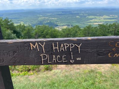 We activated Johns Mountain WMA US-3758 on Wednesday July 9 2025 from the overlook site. It was hot but there was as usual a breeze to make it barrable.

Allen KN4FKS set his usual end fed wire antenna and worked 40 meters SSB. He had 77 contacts with 6 park to park contacts and just 1 Canadian contact. John KB4QXI had 59 contacts with 18 P2P's on 20 meters SSB using his rooftop ham stick. Danny AG4DW set his 'POTA Performer' vertical  and worked 17 meters with 8 SSB contacts and 62 FT8 contacts. He had several DX contacts 1 to Spain, 2 to the Dominican Republic and 4 to Canada. 

The handy thing about operating from the overlook is that you can keep an eye on the developing weather to the west. When we arrived there was not a cloud in the sky. Then a line of small puffy clouds developed over the far ridgeline. Then as the morning moved into afternoon the clouds got bigger and then darker. About 1:30 we noticed a few far off static crashes. My shade moved and I was about to be in full sun. Enough fun, time to pack up and call it a day. We all got packed up and off the mountain then ran into heavy rains on the way home. Excellent timing. Fun day.
