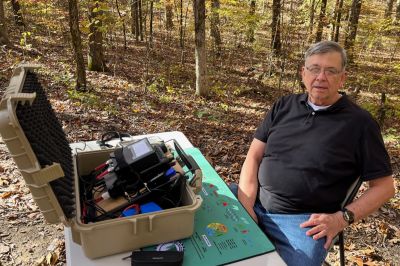 Yesterday Nov. 6, 2025 we activated three Tennessee parks at once: The Prentice Cooper Wildlife Management Area US-3971, the Prentice Cooper State Forest US-5499, and the Wilson Cumberland Trail State Park US-2955.

We set up in a small trailhead parking lot deep in the big woods. It was an absolutely gorgeous day with the sun shining, the leaves turning colors and moderate temperatures. The space weather also cooperated as the solar storm did not hit till later in the afternoon after we were finished.   Also enjoying the day were numerous hikers who came and went all day so we had lots of contact with folks about ham radio and what we were doing. 

On the radio it was a great day, Allen KN4FKS had 107 SSB contacts for the day. The first 19 were on 15 meters then switching to 20 meters made 88 more. Of those 30 were Park to Park contacts. A few were Canadians and one was from Spain.

Danny AG4DW had 65 contacts total with 31 SSB on 40 meters, 34 FT8 on 17 meters. He had 3 DX contacts all to Canada.

Ed KM6UTC made 49 total contacts as he explored the bands, He had contacts on 6,10,15, 20, and 40 meters. A few were SSB but most were FT8.

Dan K2DTS had 15 P2P on 20 meters SSB then 9 FT8 contacts on 15 meters. He had DX contacts with Cuba and a DXpedition in Burundi Africa. 

The day could not have been better , great friends, great weather, great fall color and great band conditions. And peanut butter sandwiches ! 
