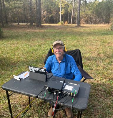 We activated Berry College WMA  US-3734 this Thursday Nov. 20, The grassy camping area was open and allowed us plenty of room to set up. The morning fog finally lifted and it turned into a wonderful day. The space weather cooperated as well with good band conditions from 40 to 10.

Allen KN4FKS made a total of 88 SSB contacts, 66 on 20 meters, 18 on 17 meters, and 5 on 12 meters with 27 Park to Park contacts. Just 2 DX to France and Bermuda.

John KB4QXI made 35 SSB contacts on 40 meters with 4 P2P and no DX. 

Felton AF4DN joined us for the day and made 49 FT8 contacts, 10 on 10 meters, 9 on 17 meters, and 30 on 20 meters with 2 P2P contacts. He had DX to Germany, Poland, Spain, France, the Netherlands, Belgium, Columbia, and the Balearic Islands.  On the way home he stopped at Arrowhead WMA US-7897 to activate there as a new park for him. He made 22 FT8 contacts there.

Danny AG4DW was "challenged" for the day and decided to stop at Sloppy Floyd State Park US-2187 to be "close to a bathroom" In spite of that issue he had a successful day making a total of 212 Contacts, 61 FT8 and 151 SSB. Wow! On Tuesday Danny also activated Sloppy Floyd SP making 102 SSB contacts that day. I think he must be closing in on a KILO award for that park. 

This coming week is Thanksgiving so our normal Thursday activation is on hold. I think if we played radio all that day there would be several new SK's. So see you in December. 
