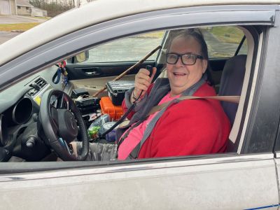 This Thursday Dec 4 2025 we activated Summerville Fish Hatchery US-12771. This site was recently added by the POTA folks and is a difficult one to activate. First the signs are small and faded, two the paved public parking lot is small and there are overhead power lines everywhere. LOOK UP BEFORE YOU SET UP ! There is one small grassy area adjacent to the parking lot. On the good side the hatchery staff is friendly, knows about POTA and welcomes Ham visitors. 

Allen KN4FKS set up a 17 ft vertical in the grassy area and made 63 SSB contacts 5 on 12 meters, 7 on 10 meters, and the rest on 20 meters. He had 13 Park to Park contacts, with DX to Brazil, Spain and the Netherlands. 

Danny AG4DW set up his Pota Performer vertical on the other end of the small grassy spot and made 73 contacts, 37 on SSB and 36 FT8 on 40,20 and 17 meters. He had DX to Canada (2) France (2) and Spain (2). 

John KB4QXI got there late as usual and set up next to the dumpster with his ham stick on top of the car. He had 56 SSB contacts on 20 meters with 15 P2P contacts with three P2P's with Canadian parks. 

Dan K2DTS set up across the parking lot with his 17 ft whip mounted on the car. He had 24 contacts 7 SSB and 17 FT8 on 20, 17, and 15 meters. He had DX to Canada, Italy, Belgium, France, Ecuador, and the Canary Islands. 

Apologies to Danny as I completely forgot to take his photo when I had the camera out even though I had him take my photo. Maybe next time.
