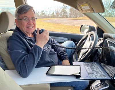 This Thursday Dec. 11 we activated Cloudland Canyon State Park US-2169 from the main park site on top of the hill. The terrestrial and the space weather cooperated for a fun day of radio.

Danny AG4DW made 123 contacts, 81 SSB and 42 FT8 on 40 and 20 meters. He had 9 DX contacts 7 to Canada then Spain and Slovenia. He was using his elevated vertical, POTA Performer antenna.

Allen KN4FKS made 45 SSB contacts with 8 Park to Park contacts. He had 38 contacts on 15 meters and 7 on 12 meters. There were 11 DX contacts with 3 to Spain, # to Puerto Rico, 2 to Canada, and then Italy, France and St. Kitts-Nevis. Allen used his 17 foot vertical with 8 radials.

Dan K2DTS had 46 contacts on SSB. All were P2P contacts on pretty much all the bands from 10 to 40 meters. He had DX contacts in Chile, Ecuador, and 2 in Puerto Rico. Dan used his Rybakov vertical antenna. It is a 25 ft wire suspended off a 31 ft. SOTA Beam mast on a drive on support base, uses a 4-1 balun and a single 17 ft counterpoise radial. We found our new POTA antenna but no one had an N connector to UHF adaptor. The crank up tower is a bit rusty but looks promising for later. 

John KB4QXI couldn't make it for the activation but texted us asking "How are band Conditions?" Danny texted back  "There haven't been any decent bands since the 70's" Hi Hi. 

On Tuesday Dec 9 Allen KN4FKS was running a shuttle for Karen his wife for a hike on several Pigeon Mountain Trails. While he waited for her at the Estelle Mine Road site he activated CPMWMA US-3742 he had 58 SSB contacts with 21 P2P contacts. He had 8 contacts on 20 meters, 3 on 40, 5 on 17, and the rest on 15. As usual from that location with the iron ore ground DX was coming in well. There were 4 to Canada, 2 to France, and Germany, Cuba, Mexico, Spain, England and a p2p to Portugal. He used the end fed wire sloper antenna.
