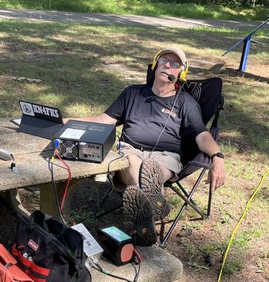 It has been a busy POTA week.  On Monday Aug. 10 2026 Danny AG4DW and Allen KN4FKS met at the Estelle Mine Road site on Pigeon Mountain US-3742 for a ' Late Shift ' activation. The POTA day begins at 00:00 UTC so it's after 8 pm here.

Danny had two activations, He had 24 contacts before 8pm and 55 afterwards. He had 26 SSB contacts on 20 meters then 53 FT8 contacts on 30 meters. He had 8 Park to Parks and 11 DX contacts to Bahamas, Brazil, Germany (2) Puerto Rico (3) Canada (3) and Lebanon.

Allen had 117 SSB contacts after 8 pm. 58 on 20 meters and 59 on 40 meters, with 3 P2P and DX to Canada (3) and Alaska.

On Wednesday Aug. 12 Ed KM6UTC activated the Trail of Tears US-3791 from the Tavern site. He made 72 FT8 contacts with DX to Lithuania, Alaska, St. Vincent, Brazil, Cuba, Italy, The Netherlands, and Canada. 
     
On Thursday we activated the Chickamauga National Battlefield US-0716 from the picnic area site on Brotherton rd.

Dave KQ4GLQ arrived early and got to meet the resident picnic area crazy guy. who was having breakfast there and taking a bath behind the nearby monument. After setting up his vertical Dave made 92 contacts 82 FT8 contacts on 20 meters with * DX contacts to Canada (5) France and Asiatic Russia (that's Siberia) Then he also made 21 SSB contacts on 20 meters with 19 P2P contacts and 4 DX to Canada. 

Danny AG4DW set up his elevated radial vertical and made 44 contacts, 3 SSB each on 80 10 and 6 meters. He then made 35 FT8 contacts on 40 meters and 6 on 15 meters with 6 P2P contacts. Allen KN4FKS set up his 17 ft vertical with the faraday cloth radials and made 17 SSB contacts with 6 P2P and 1 DX to Puerto Rico. He had 2 contacts on 10 meters, 2 on 6 meters, and 2 on 80 meters. In just over an hour of calling CQ POTA on 17 meters made 11 contacts. Having a voice keyer built into the ICOM 7300 made it possible to take a nap between contacts while the keyer continued making the CQ calls. (see attached photo)

For an 'eyeball' QSO Steve KN4GZZ stopped by and visited for a while. The heat of the day resulted in the 'FUN meter' begging to bottom out. So everyone packed up and called it a day early.

Ed KM6UTC dropped by the Cravens House site on the Chickamauga Battlefield US-0716 for a quick activation also on Thursday. He had 48 FT8 contacts on 30,20, 17, and 15 meters. He gave 6 meters a go but it was dead. He had DX to Canada, Italy, and the Dominican Republic. 

The weather was hot and the bands were warm but all had a fun POTA week.
