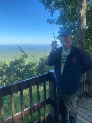 POTA - 2022-09-01 - Today we went to Cohutta Wildlife Management Area K-7446 over East of Chatsworth GA. We set up two stations each using an end fed half wave wire rigged as a sloper fed from the bottom. Battery power ran the 100 watt transceivers. Peter KX4BE worked CW on 20 meters and had 42 contacts with 1 P2P and 1 DX contact. Allen KN4FKS worked SSB on 40 meters and had 34 contacts with 4 P2P. Tony got on 20 meters SSB and made 15 contacts with 6 P2P and 1 DX to Alaska. Another great day doing POTA !
