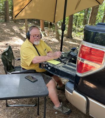 This Thursday September 10, 2026 we activated J.F. Sloppy Floyd State Park US-2187.

Danny AG4DW set up his elevated radial 17 ft vertical and made a total of 57 contacts. On 40 meters FT8 he made 17. On 30 meters FT8 he made 31 and on 15 meters he made 9 more. He had DX to Brazil, Canada (3) Columbia, Cuba, Dominican Republic, and Honduras.  

Allen KN4FKS set up his end fed wire sloper and Made a total of 78 SSB contacts. On 40 meters he had 73 contacts, 3 on 17 meters and one each on 12 and 15. He had no DX and 6 P2P contacts.

Micha K3WGC set up his mast mounted ham stick dipole and made 12 SSB contacts on 20 meters using his G90 at 20 watts. He had 11 P2P contacts, He had 2 DX to Canada. 

In other activations Dan K2DTS was able to get away over to the Battlefield US-0716 on Wednesday during the solar storm arrival and scratched out 10 contacts using his magnet mount 17 ft whip. He had one rag chew contact to California which was amazing considering the band conditions.

Over the weekend Danny AG4DW was traveling and stopped by a few POTA parks and did quick activations. In Alabama on Friday he activated Fair Oak Mountain SP US-1049 with 16 contacts, then on Saturday activated Lamar State Fishing Lake US-13344 with 20 contacts and then at Armory State Recreation area US-7133 made 24 quick contacts. 

POTA ON!
