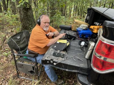 This Thursday September 24 2026 we activated Pigeon Mountain WMA US-3742 from the South Brow Road site. There are numerous activation sites on Pigeon Mountain, Sawmill Lake Camp Area, Estelle Mine Road, Dougherty Gap, the Hood Overlook and the DNR Check Station. There are others but many places have limited cell coverage or are total dead zones so check your connectivity before setting up on Pigeon. 

Allen KN4FKS set up his end fed wire antenna (it only took two tries) He then wondered why the radio would not turn on. (It helps to plug the power cable into the back of the radio, just saying) After that bumpy start he made 51 SSB contacts 44 on 40 meters, 4 on 15 meters, 2 on 17 meters and 1 on 12 meters. He had 7 Park to Park contacts with DX to Northern Ireland and Italy on 15 meters. 

Danny AG4DW set up his usual elevated radial 17 ft vertical and made 64 total contacts, 28 SSB on 20 meters with 2 DX to Columbia and the Dominican Republic. He then switched to FT8 and made 36 contacts on 20 and 17 meters. He had 12 DX contacts to Canada (4) Belgium, England, Germany, Hungary, Slovenia, and Switzerland (2) 

Mike K3WGC and Maurice KO4MPH also activated and provided needed adult supervision for Allen and Danny. 
