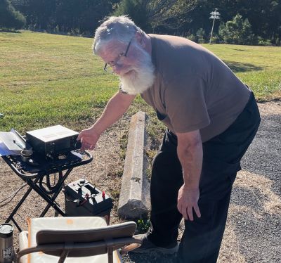This Thursday we activated Cloudland Canyon State Park US-2169 from the main park site.It was a beautiful fall day and the space weather also cooperated. 

Just to prove what you can do as a Technician ham Barry W4LKT used his privileges on 10 meter SSB with help of a vertical antenna on loan from Danny AG4DW. His first contact was to South Africa and then followed by 10 more contacts for a quick successful activation. 

Danny AG4DW had a total of 45 contacts with 3 Park to Park contacts 15 on 20 and 10 meters then he moved to 30 meters FT8 and made 30 contacts with DX to Canada and Puerto Rico.

Ed KM6UTC cranked out 86 total contacts on 40 meter FT8. He had DX to the Netherlands, France, Canada, Cuba, and Switzerland. 

Mica K3WGC had 15 SSB contacts with 14 P2P contacts using his usual drive on 20 ft. mast supporting a twin Hamstick dipole. He had a contact with one of hamdoms YouTube Hams. "The Southern Ham" so maybe Mica will be famous now? 

Allen KN4FKS set up his 25 ft vertical with the Faraday Cloth radials He made 46 SSB contacts on 20 meters with 15 P2P contacts. No DX 

Earlier in the week on Tuesday Allen KN4FKS went to the Otting WMA US-7913 to scratch an itch. When a POTA activator gets close to having 1000 contacts from a particular park it becomes an obsession. Tuesday brought Allen within 91 contacts of that POTA KILO award. Success was had by starting on 40 meters then moving to 20 meters. The total was 106 SSB contacts with 24 P2P and 2 DX to Canada. The grand total is now 1013 for Otting contacts. Itch scratched!
