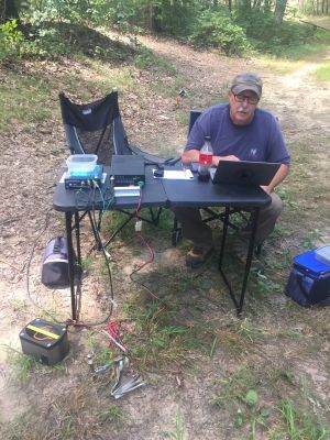 POTA - 2022-08-18 - Today the crew activated two different parks. Peter KX4BE went North to Hiawassee Wildlife refuge TN K-7598 and had 60 contacts mostly CW 10 park to parks and 1 DX to Switzerland. The rest of the gang went to Crockford-Pigeon Mtn. WMA GA K-3742 at the South Brow road site. The bands were wonky today. Stations would go from a 5-9 signal to a 4-3 in 30 seconds then come back up. The noise floor varied from an s-2 or 3 all the way to s-8 at one point.
