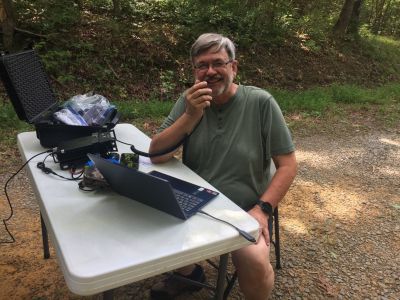 The terrestrial weather was hot, the solar weather was stormy but we had fun anyway.

Activating the Otting WMA US-7913 on Thursday Aug 1 saw John KB4QXI make 27 contacts with 7 Park to Park contacts on 20 meters. Allen KN4FKS made 11 contacts on 40, 15, and finally 20 meters with 2 P2P contacts. Dan K2DTS set up on several bands both SSB and digital but did not report his tally for this report. 

Otting got activated with lots of sweat on the operators and even the radio equipment got hot! 
