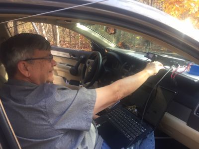 We activated Cloudland Canyon State Park US-2169 from the Ascalon Trailhead location this past Thursday Oct 31 2024.

Danny AG4DW, John KB4QXI, Dan K2DTS, Allen KN4FKS and new General Dave KQ4GLQ all showed up. Allen got Dave's logging software set up for POTA, Danny had a cold so he operated digital only, John cranked out the SSB contacts on the Ham Stick and realized his new 110 v inverter was very NOISY!  Dan made several contacts with his vertical and used some jumper cables to create elevated radials. Wonderful idea and they come with handy clamps to attach them to the antenna base. 

We also discovered that those fancy electric bicycles come with a ton of electric motor noise. You find out these things by activating at a popular trailhead. Horses however have no electric noise but can create hazards to laying out radials.

BTW only Danny AG4DW sent me any contact information. He had 50 contacts, all FT8 Mostly on 15m but a few on 30m and 10m. He had 19 DX contacts. Austria, Belgium, Canada 2, Dominican Republic, Russia, Germany, France, Hati, Hungary, Netherlands 2, Northern Ireland, Norway, Poland, Puerto Rico, Spain 2, and Switzerland. 
