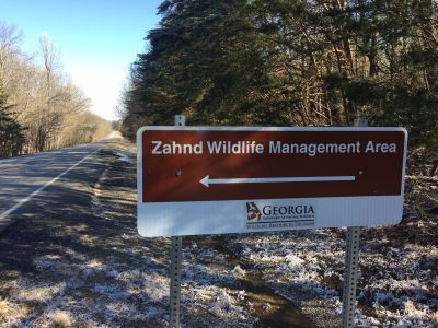 We activated the Zahnd WMA US-7903 this Thursday Nov. 7 from the site on Hwy 157 on top of the south end of Lookout Mountain. We had a busy day in a small parking lot.

Allen KN4FKS set up his end fed wire antenna over the entrance driveway, It worked like a champ. On 20 meters Allen made 108 SSB contacts, 19 Park to Parks, and 3 DX on 20 meters all in just over an hour. It was one continuous pileup. After a break he turned the mic over to Alan Painter W4PLP and he made 42 SSB contacts on 20 meters. He had 3 P2P and 1 DX contact.

Meanwhile on the other side of the parking lot Danny AG4DW made 49 FT8 contacts on 15 meters with 20 DX contacts into Canada, England, Germany, the Azores, Belgium, France, Italy3, Norway2, Romania, Sardinia, Spain, Switzerland, and Ukraine.

In another corner of the lot Dan K2DTS set up his vertical and made 12 SSB contacts on 10 meters with 6 DX into Belize, Venezuela, France, Italy, Austria, and England. In another corner of the lot John KB4QXI used his Ham Sticks to make 13 Contacts on 40 meters SSB before his battery died.

Danny AG4DW gets extra credit for fixing computer issues for both John and Allen. Dan and Allen walked across the road for a quick view off the cliffs overlooking McLemore Cove and Pigeon Mountain. It was a beautiful warm day in November.  We also talked to three rock climbers from Canada and several other hikers visiting the area so we had an opportunity to talk about Ham radio to them. 
